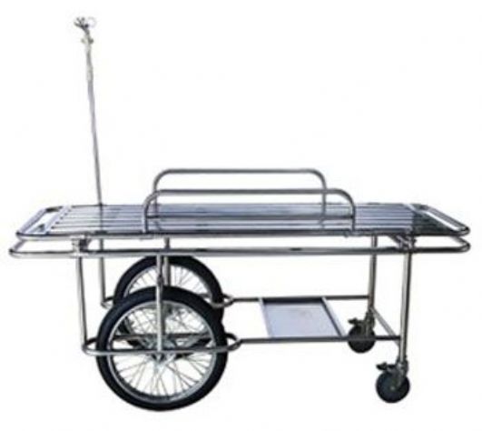 點擊查看詳細信息<br>標題：[B04]不銹鋼兩大兩小輪擔架車 閱讀次數：1375